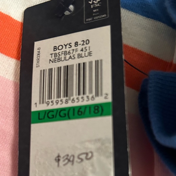 Tommy Hilfiger Blue Pink Striped Shirt and White Shorts 2-PC Set Retail $89 - Picture 7 of 7